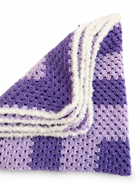 Lavender Cloud Snuggle Blanket (Granny square)